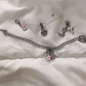 Charm bracelet & charms